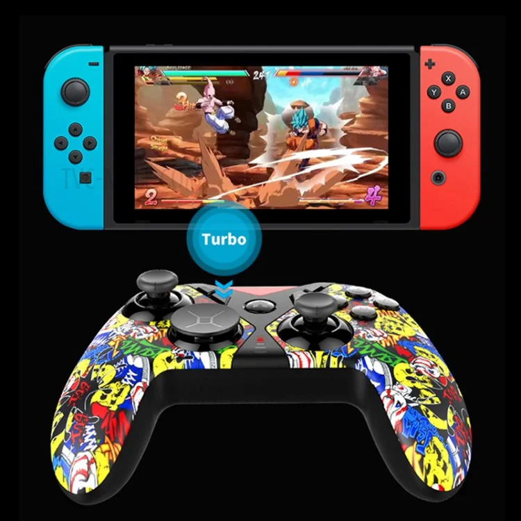 IPEGA PG-SW001 Bluetooth Wireless Ergonomic Gamepad 6-осевая Вибрационная Игра Для Nintendo Switch/Android/Computer - Многоцветный