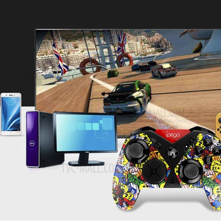 IPEGA PG-SW001 Bluetooth Wireless Ergonomic Gamepad 6-осевая Вибрационная Игра Для Nintendo Switch/Android/Computer - Многоцветный
