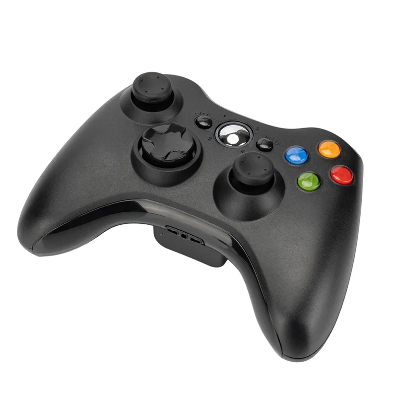 2.4G Wireless Controller for Microsoft Xbox 360 / PC Gaming Dual Motor Vibration Gamepad - Black