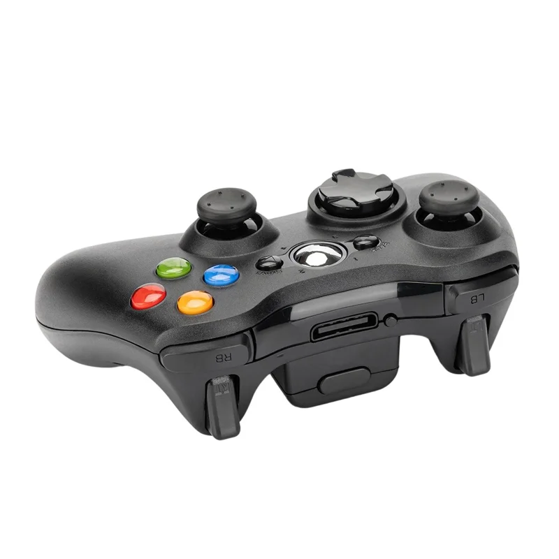 2.4G Wireless Controller for Microsoft Xbox 360 / PC Gaming Dual Motor Vibration Gamepad - Black