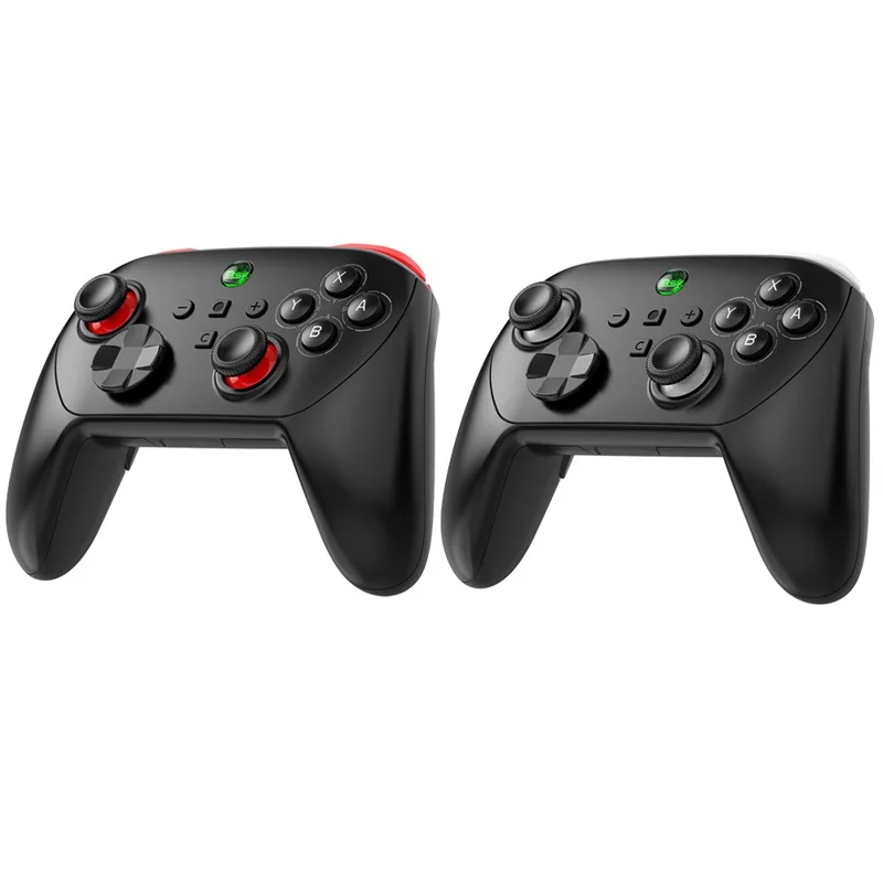 S13E Wireless Gaming Controller Dual Hall Effect Joysticks for Nintendo Switch 2 / Switch / PC with Programmable Back Buttons - Black  /  Red