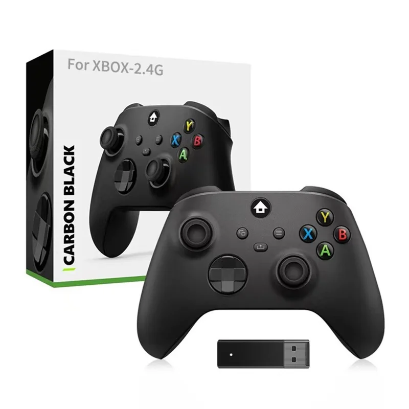 Game Controller for Xbox Series S / X / Xbox One / One S / One X / PC 2.4G Wireless Gamepad with Receiver - Black