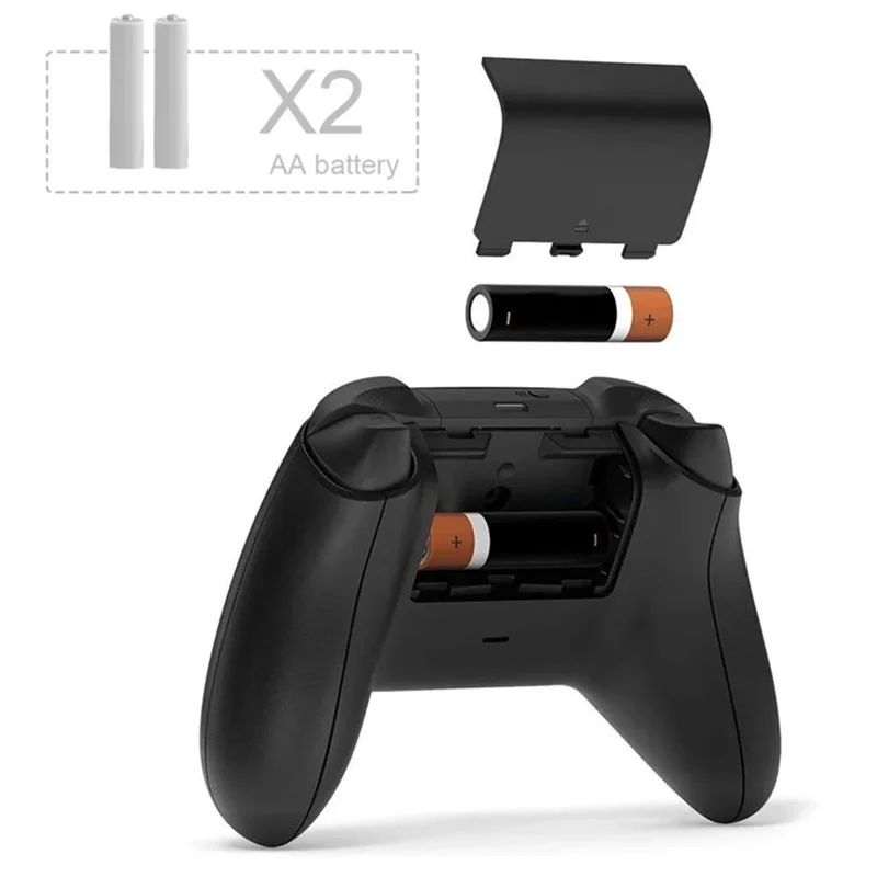 Game Controller for Xbox Series S / X / Xbox One / One S / One X / PC 2.4G Wireless Gamepad with Receiver - Black
