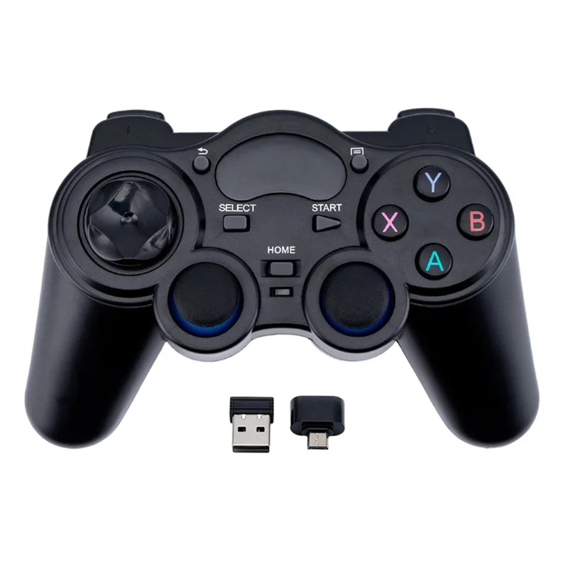 DNS-850 2.4G Wireless Game Controller for Sony PlayStation 3 / PC / TV / Android Smartphone Gaming - Black