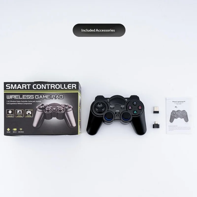 DNS-850 2.4G Wireless Game Controller for Sony PlayStation 3 / PC / TV / Android Smartphone Gaming - Black