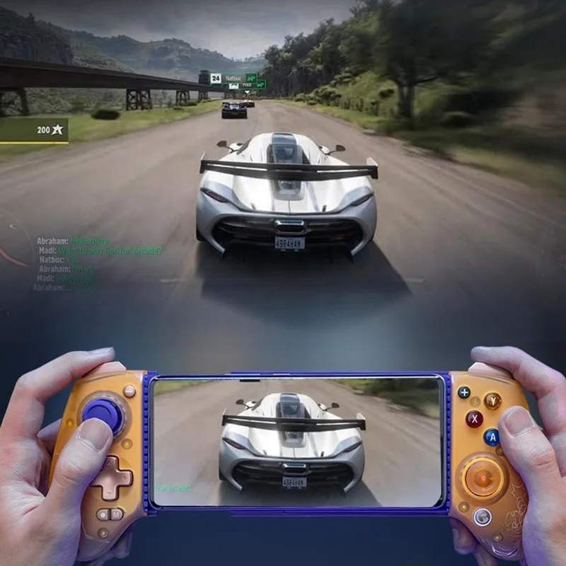 GAMESIR G8+ Controller per Gioco Telescopico Bluetooth-compatibile con Joystick a Effetto Hall per Xbox / Switch - Viola+Oro