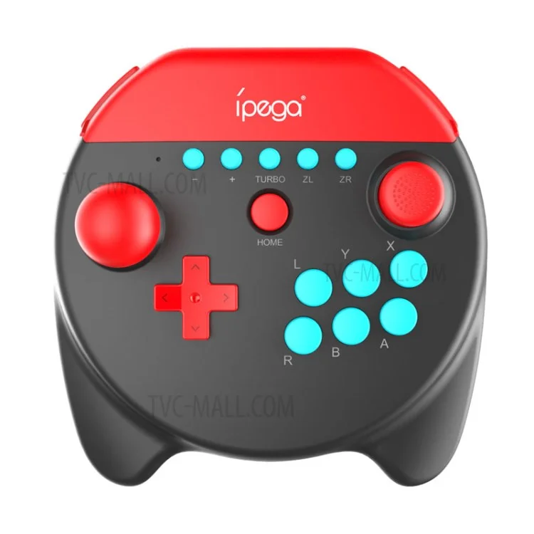 IPEGA PG-SW025 Bluetooth-compatible Wireless 6-Axis Vibration Gamepad Arcade Joystick Game Controller for Nintendo Switch/Switch Lite - Black