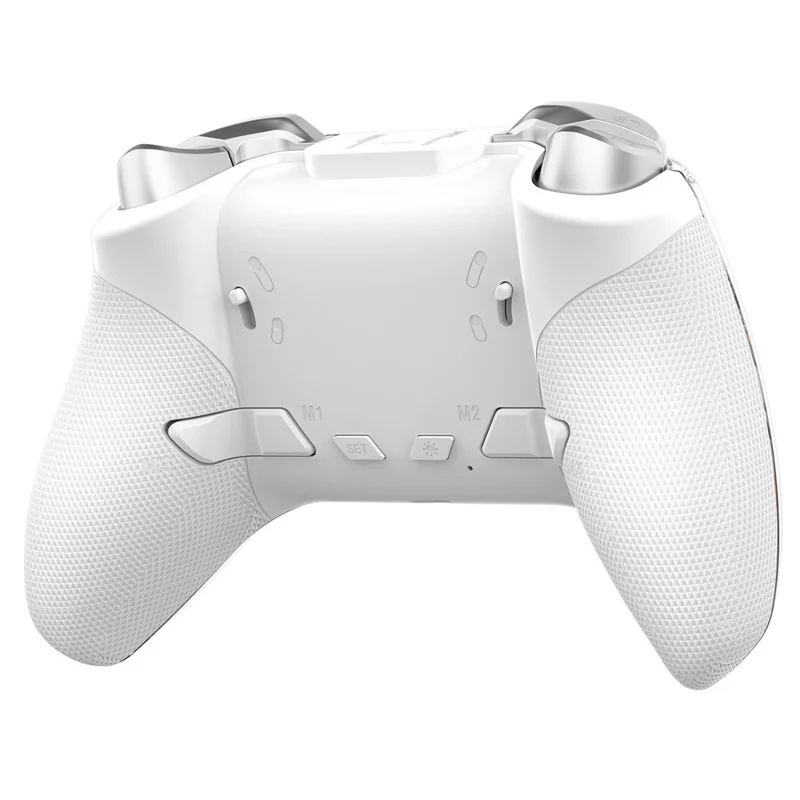 D220 Gaming Controller with LCD Screen Hall Effect Six-Axis Gyro for PC / Sony PlayStation 4 / Nintendo Switch 2 / Switch - White