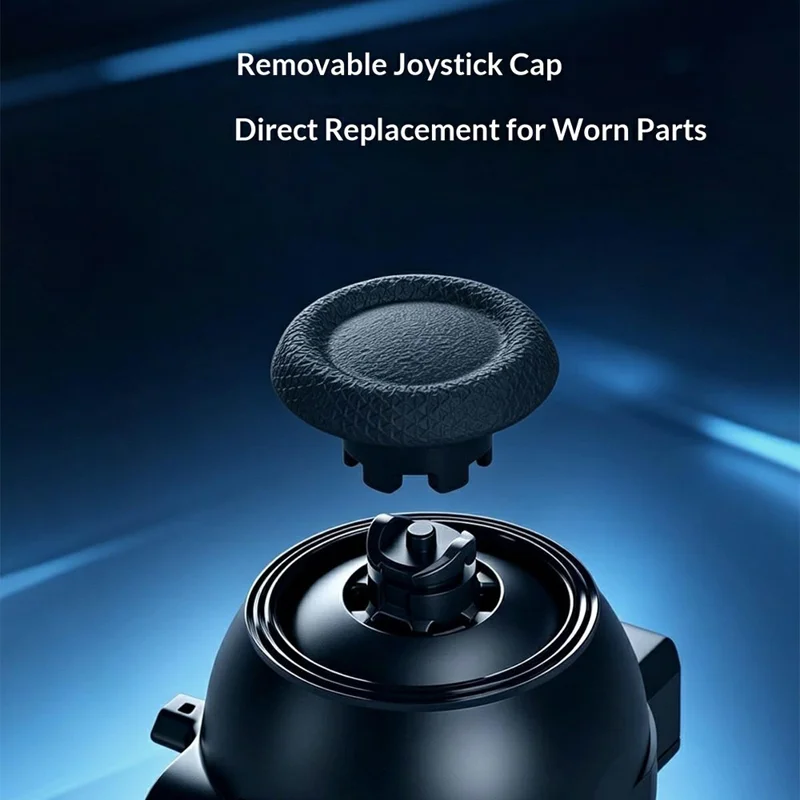 PS5-0161 Adjustable Damping Joystick Module for Sony PlayStation 5 Elite Controller Anti-Slip Texture Replacement - Black
