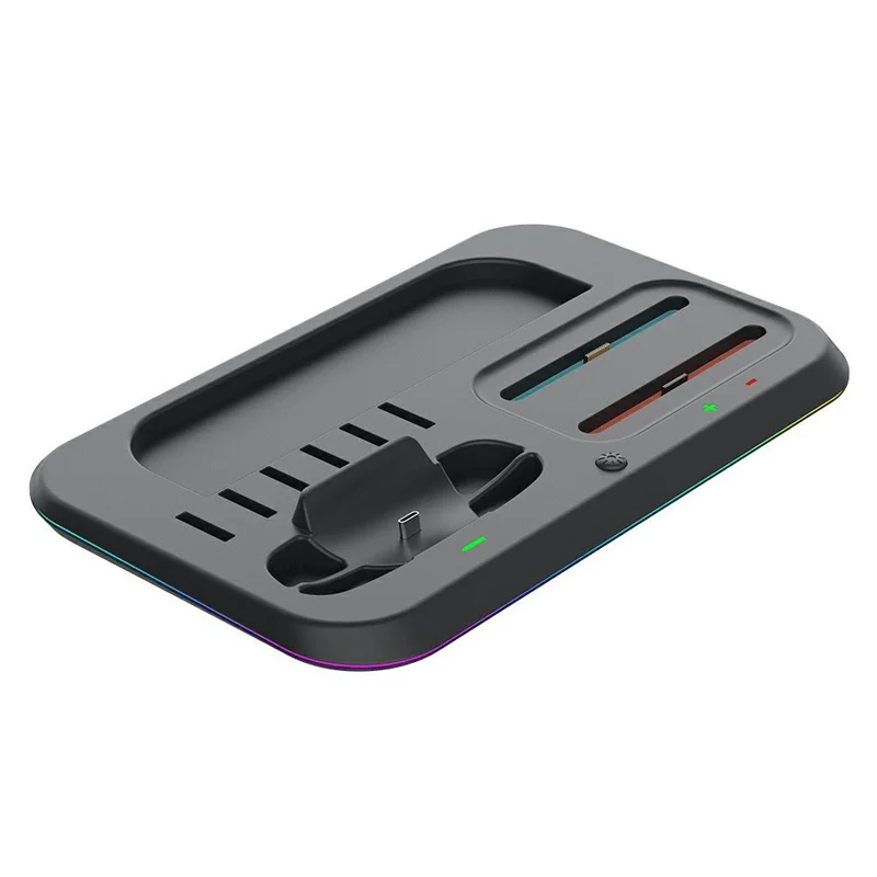SW2-041 For Nintendo Switch 2 Joy-Con Controller 4 in 1 RGB Charging Station Console Dock - Black