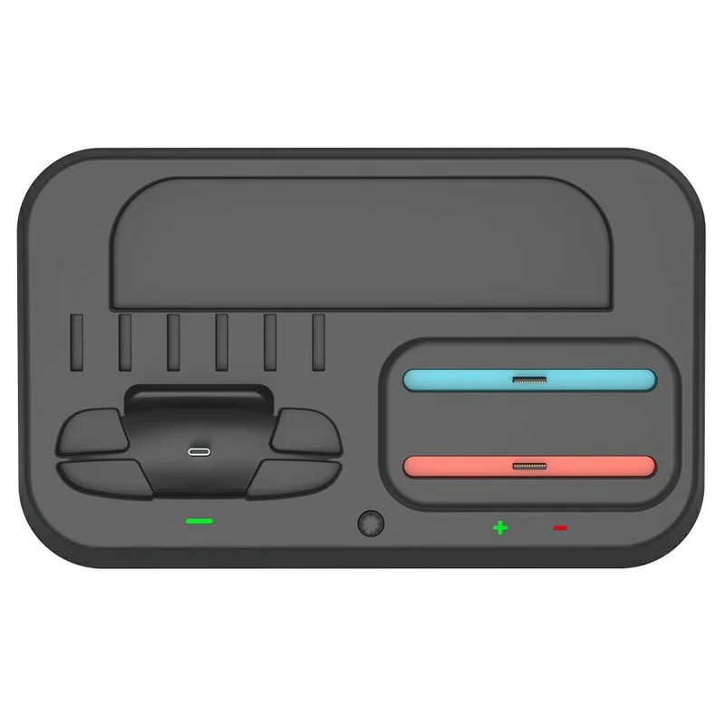 SW2-041 For Nintendo Switch 2 Joy-Con Controller 4 in 1 RGB Charging Station Console Dock - Black