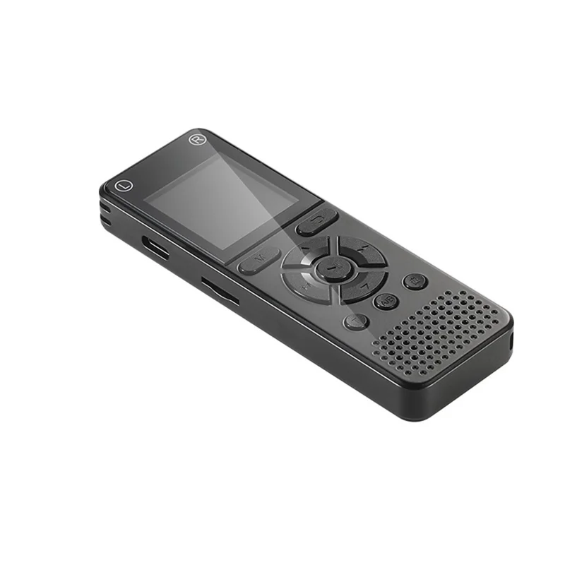 T51 Digital Voice Recorder without Memory Noise Reduction 1.44 Inch TFT Screen MP3 Player - Black