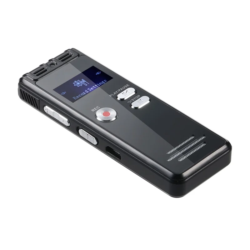 N15 Digital Voice Recorder 0.96 Inch LCD Screen Multifunctional MP3 Player, without Memory - Black
