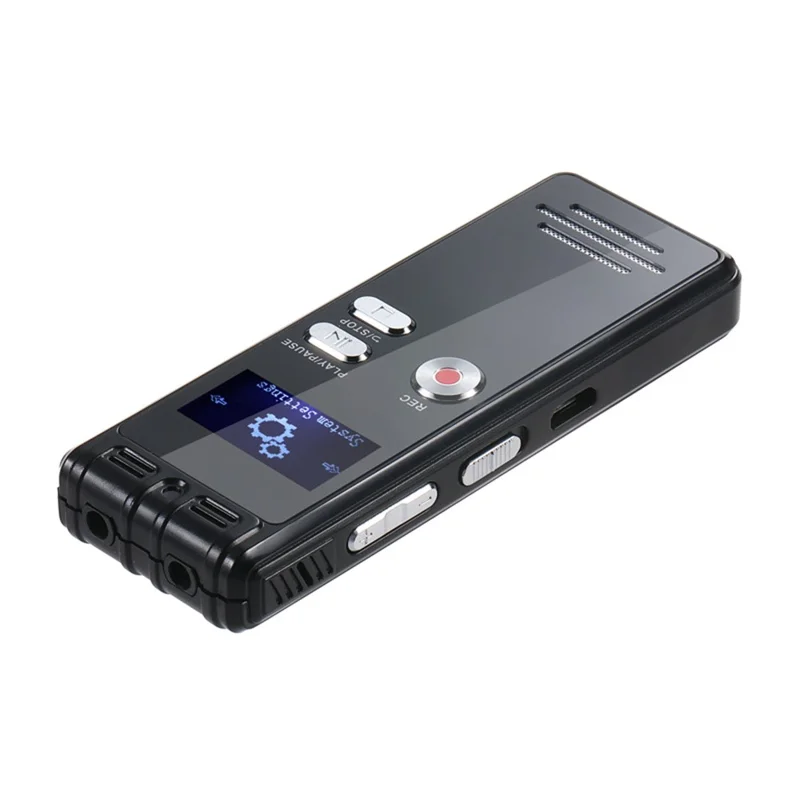 N15 Digital Voice Recorder 0.96 Inch LCD Screen Multifunctional MP3 Player, without Memory - Black