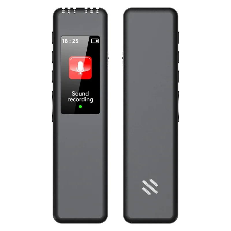8832 8GB Digital Voice Recorder Noise Reduction Audio Recorder for Meetings Classes and Interviews - Black