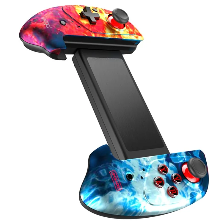 IPEGA PG-9083A/B Erweiterbar Wireless Bluetooth Spielcontroller Gamepad PUBG Joystick Pad für IOS/Android - Rote Blaue Flammen