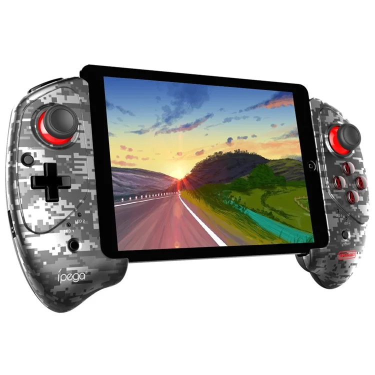 IPEGA PG-9083A/B Retractable Wireless Bluetooth-compatible Game Controller Gamepad PUBG Joystick Pad for IOS/Android - Camouflage