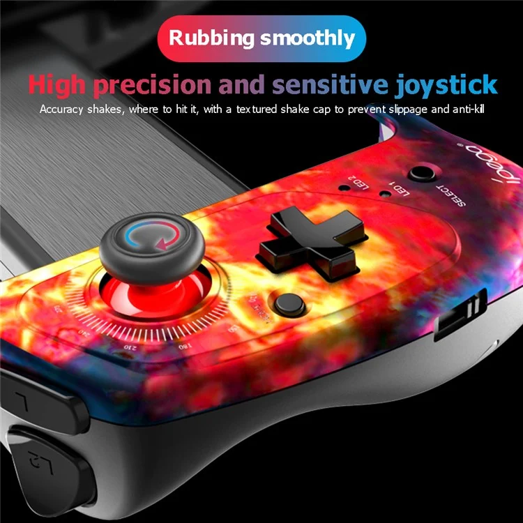 IPEGA PG-9083A/B Retractable Wireless Bluetooth-compatible Game Controller Gamepad PUBG Joystick Pad for IOS/Android - Camouflage