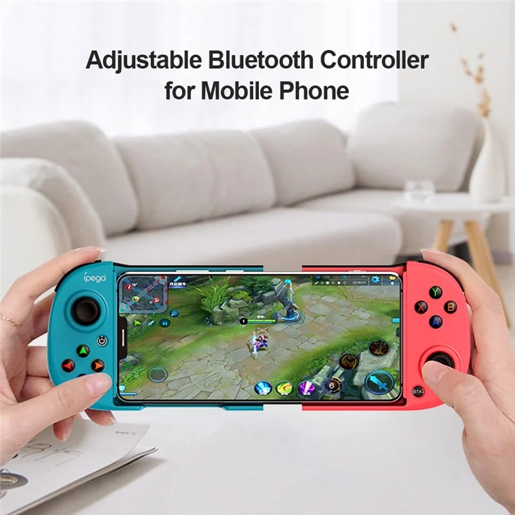 IPEGA PG-9217 Stretchable Wireless Gamepad Bluetooth-compatible Joystick Game Handle for IOS/Android - Black
