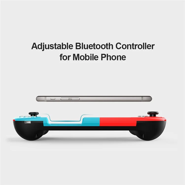 IPEGA PG-9217 Stretchable Wireless Gamepad Bluetooth-compatible Joystick Game Handle for IOS/Android - Black
