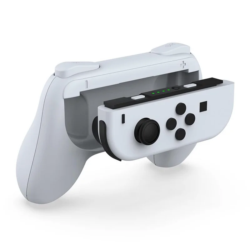 DOBE-TNS-851B 1 par handtag med antislirgrepp för NS-Switch OLED-controller spelkontroll spelaccessoarer