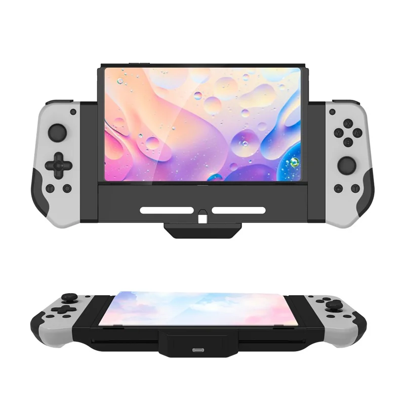JYS JYS-NS216 Integrated Game Controller Gamepad with 6 Axis Screen Capture Double Turbo Function for Nintendo Switch Joycon - Grey