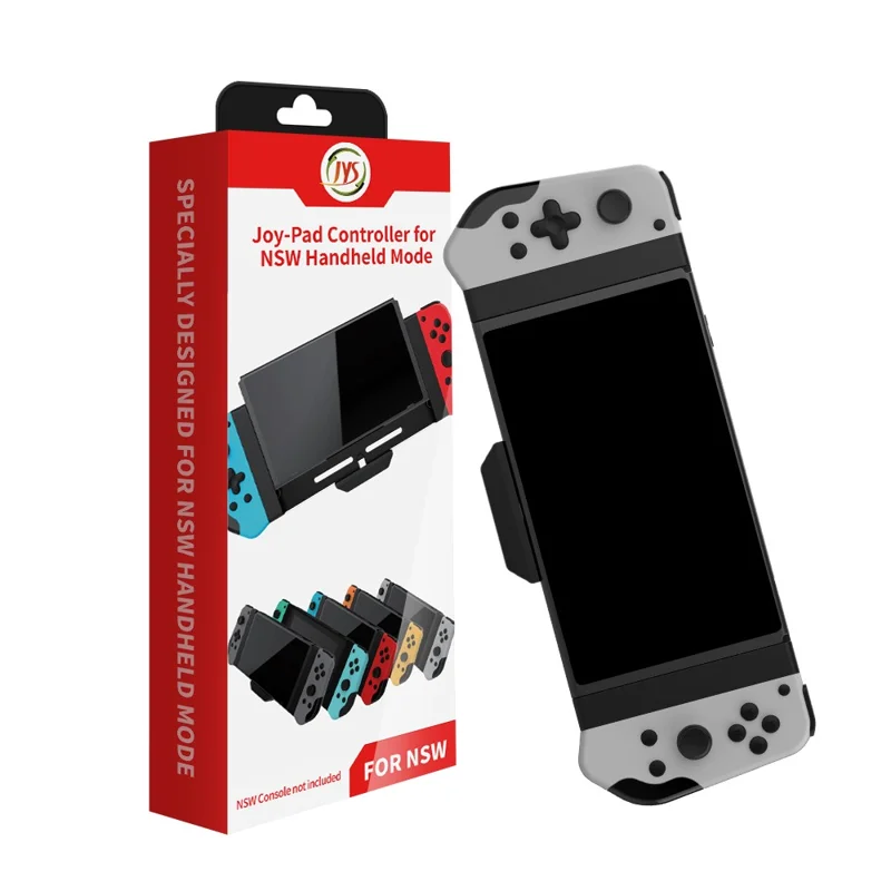 JYS JYS-NS216 Integrated Game Controller Gamepad with 6 Axis Screen Capture Double Turbo Function for Nintendo Switch Joycon - Grey