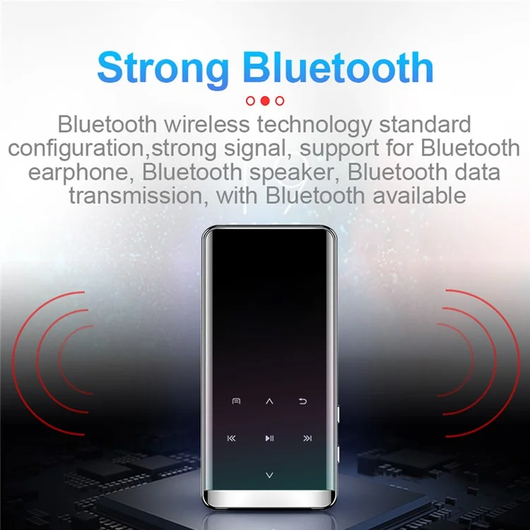 M13 64GB Voice Activated Audio Recorder 1.5 inch Screen Bluetooth-compatible MP3 Music Video Player FM Radio E-book Reader Voice Recorder