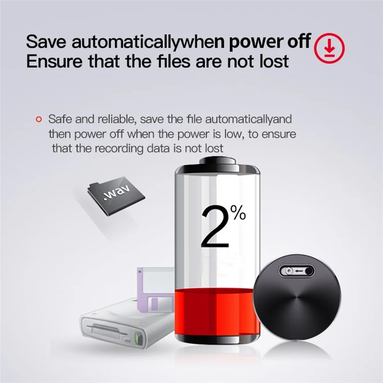 Q37 32 gb Mini Voice Activated DSP Rauschen Reduktionszeitstempel Smart Audio Recorder Support OTG -funktion