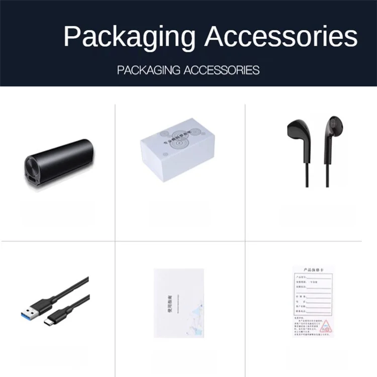 Q73 16 GB Aluminiumlegierungs-Digital-HD-Diktaphon mit Rauschunterdrückung, Mini-Audiorekorder