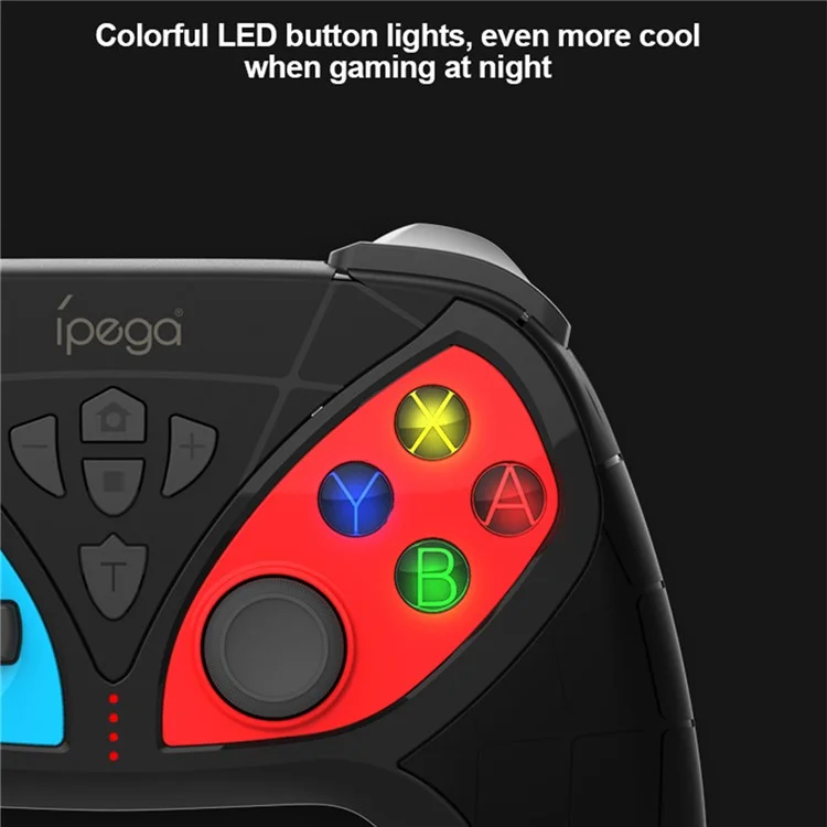 IPEGA PG-SW018 Wireless Game Controller Bluetooth-compatible Gamepad Cordless Handle with Programmable Button for Nintendo Switch/PS3/PC