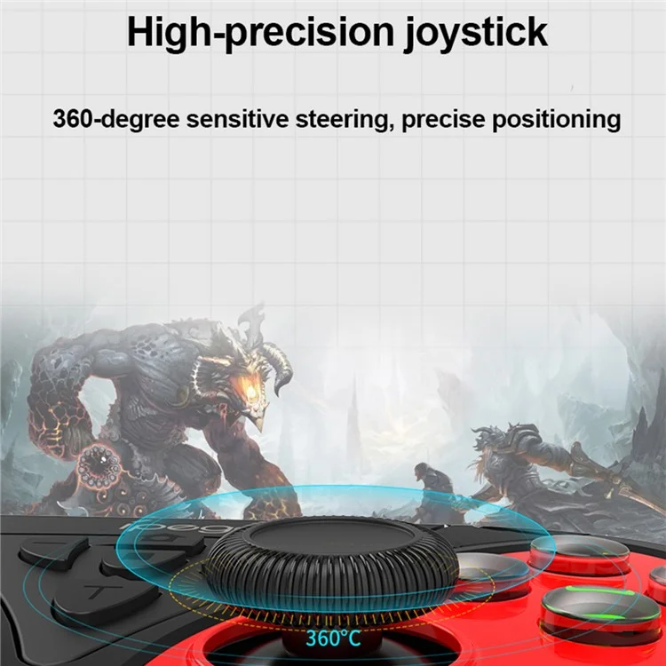 IPEGA PG-SW018 Wireless Game Controller Bluetooth-compatible Gamepad Cordless Handle with Programmable Button for Nintendo Switch/PS3/PC
