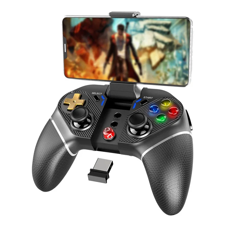 IPEGA PG-9218 Bluetooth Cordless Gamepad Controlador de Jogo Sem Fio com Receptor 2.4G Botão Programável para Nintendo Switch/PS3/PC