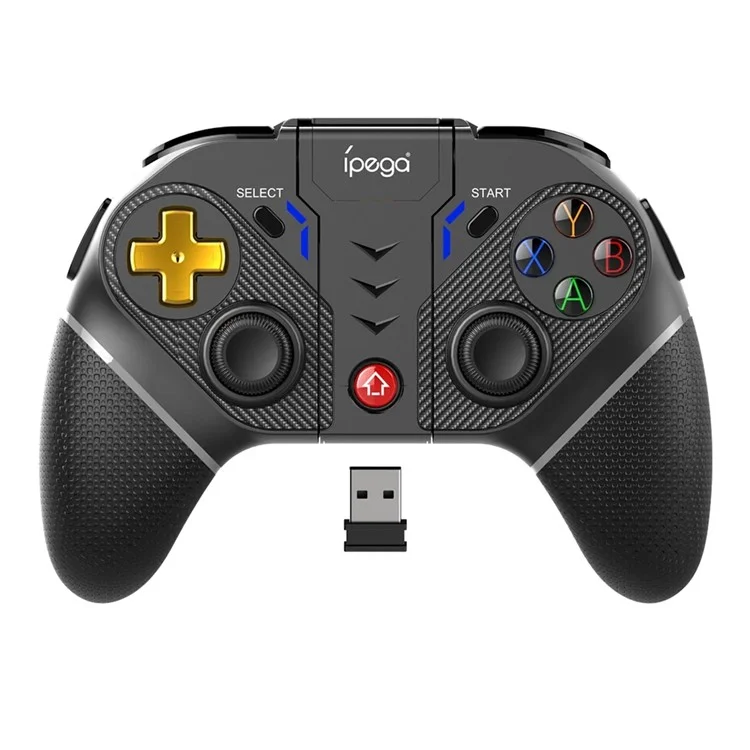 IPEGA PG-9218 Bluetooth Cordless Gamepad Controlador de Jogo Sem Fio com Receptor 2.4G Botão Programável para Nintendo Switch/PS3/PC