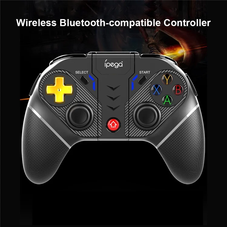 IPEGA PG-9218 Bluetooth Cordless Gamepad Controlador de Jogo Sem Fio com Receptor 2.4G Botão Programável para Nintendo Switch/PS3/PC