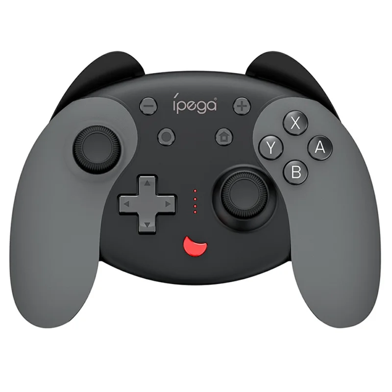 Беспроводной игровой контроллер IPEGA PG-SW068, джойстик с шестипозиционным гироскопом, поддержка Bluetooth, NFC, вибрация, для Nintendo Switch — черный/серый