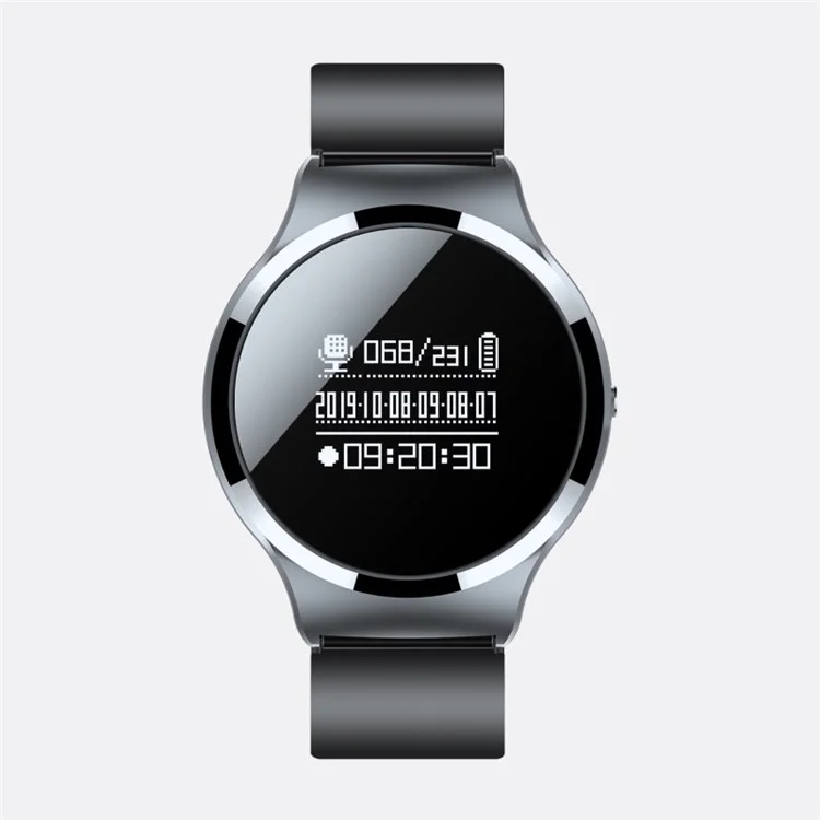 Bracelet enregistreur vocal numérique S8 16 Go Montre Cryptage du mot de passe Enregistreur audio pour cours, réunions, entretiens, classes