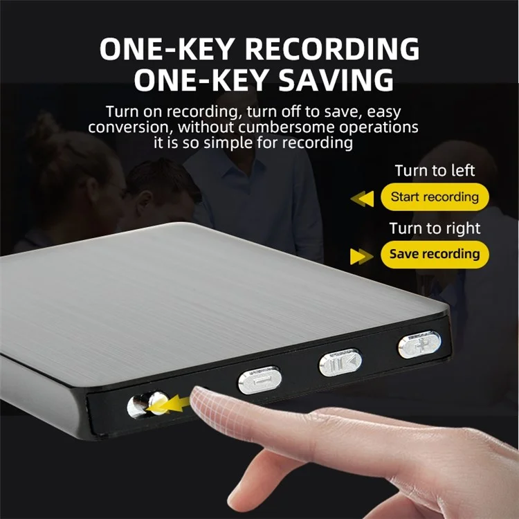 M2 8 gb Intelligente Rauschunterdrückung HD Voice Activated Recorder Mini Audioaufzeichnung Speicher -speicher -tool