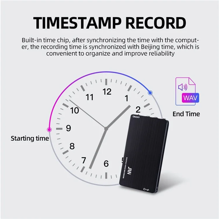 M2 8 gb Intelligente Rauschunterdrückung HD Voice Activated Recorder Mini Audioaufzeichnung Speicher -speicher -tool