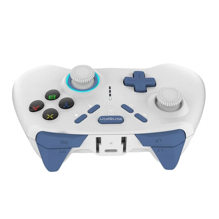 Mingpin Vermilion Bird MB-S820 (769) Bluetooth GamePad Somatosensory Game Controller Pour Nintendo Switch / PS4 / PS3 - Blanche