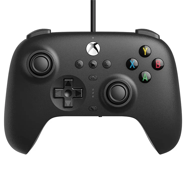 8BITDO Controlador De Jogo Com Fio Joystick Vibração Gamepad Para Xbox One/series X/series S / Janelas 10/11 - Preto