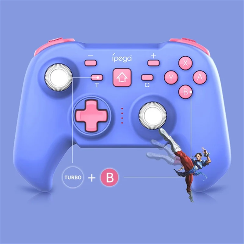 IPEGA PG-SW062C Bezprzewodowy kontroler do gier, gry Bluetooth, pad kontrolera, konsola do gier, bezprzewodowa rączka do Nintendo Switch, Android, iOS, PC - Czarny