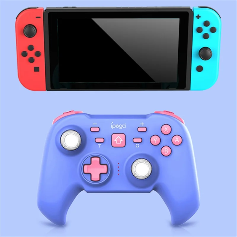 IPEGA PG-SW062C Bezprzewodowy kontroler do gier, gry Bluetooth, pad kontrolera, konsola do gier, bezprzewodowa rączka do Nintendo Switch, Android, iOS, PC - Czarny