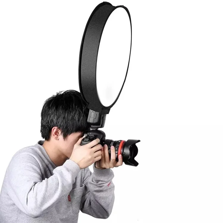 30cm / 40cm Diameter Universal Portable Mini Small Little Round Photo Camera Studio Shooting Tent Black and White Cloth Light Diffuser Softbox