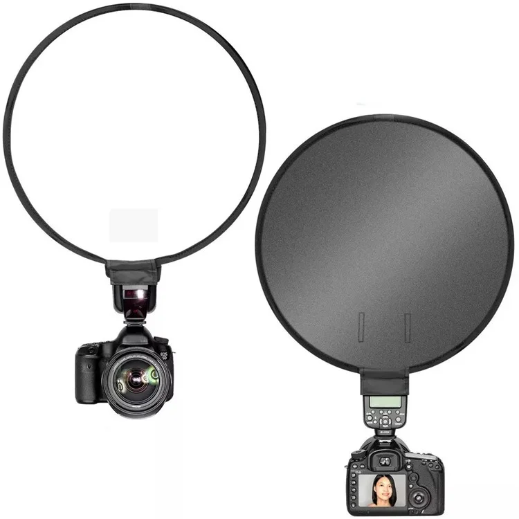 30 cm / 40 cm de Diamètre Universal Portable Mini Petite Petite Petite Caméra Rond Studio Tent Tente en Noir et Blanc Lumière Diffuseur Softbox