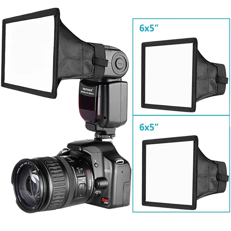 NEEWER N-65 Speedlite Softbox Flash Light Reflector Difuser Box Soft Box Para Cámaras DSLR