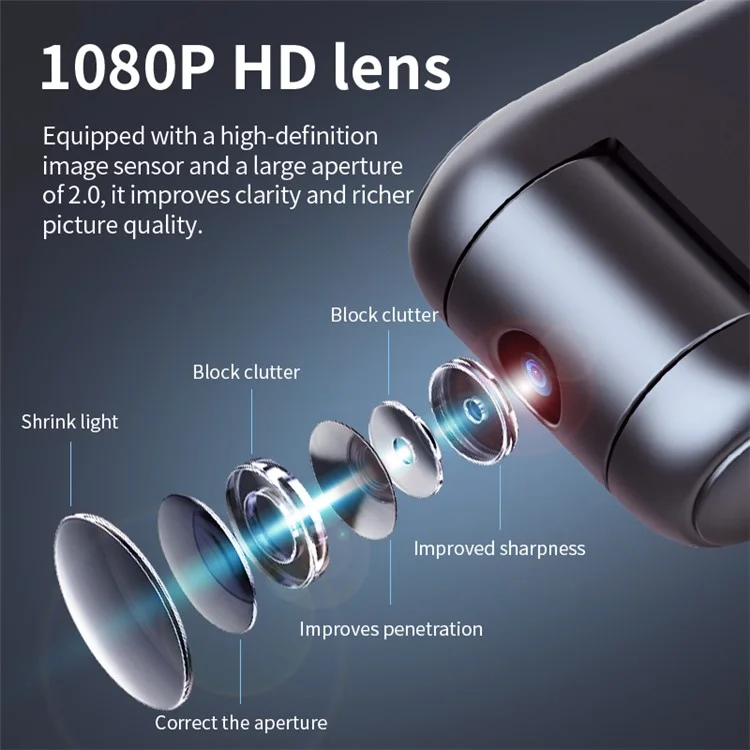 V13 64G Intelligent Motion Detection Night Vision Voice Recorder 1080P HD Lens Recording Camcorder