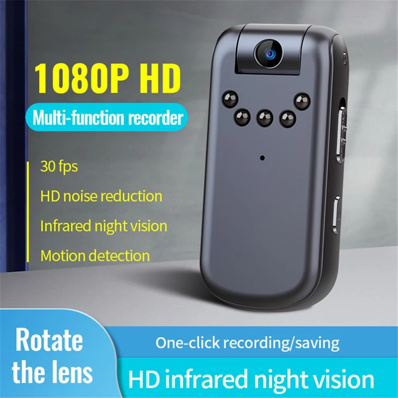 V13 32G Night Vision Voice Recorder 1080P HD Lens Intelligent Motion Detection Recording Camcorder