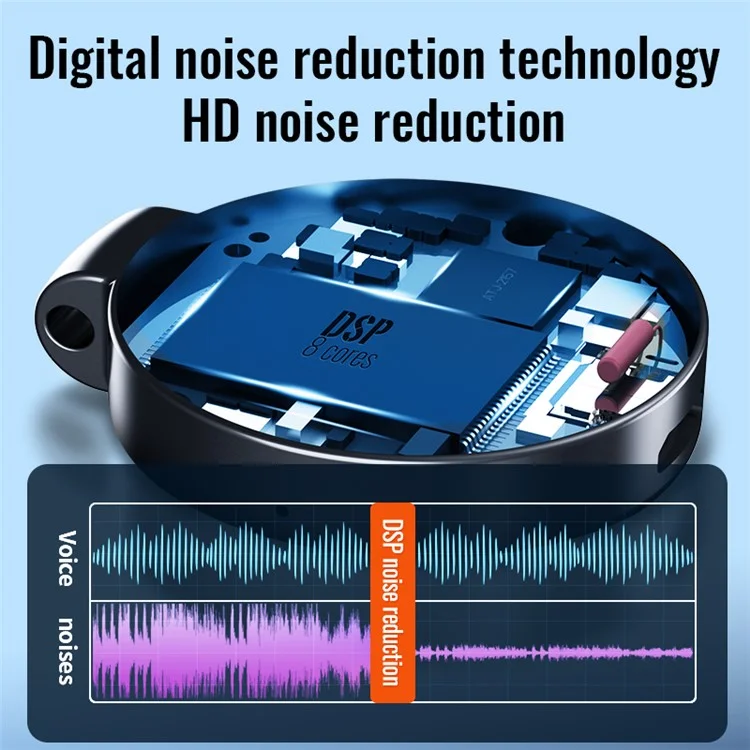 Enregistreur vocal HD à réduction de bruit activé par la voix S30+ 32 Go avec lecteur MP3 et fonction clé USB