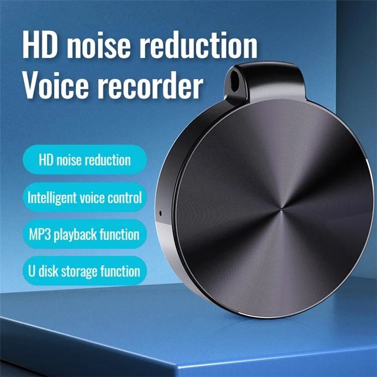 Enregistreur vocal HD à réduction de bruit activé par la voix S30+ 32 Go avec lecteur MP3 et fonction clé USB